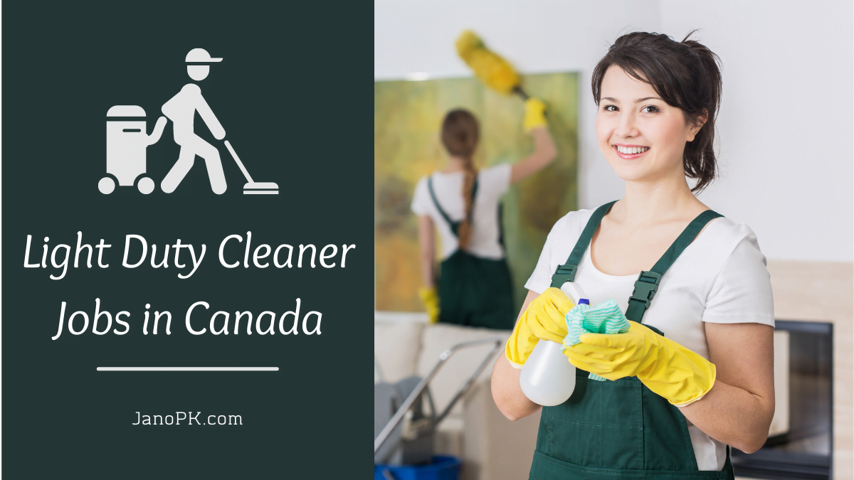 Light Duty Cleaner jobs in Canada